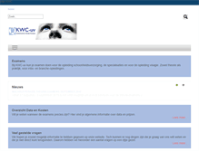 Tablet Screenshot of kwc-uv.nl